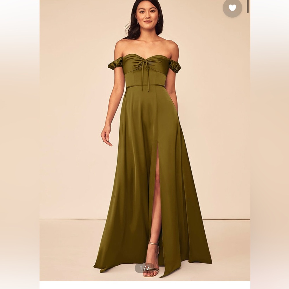 AZAZIE ASHA STRETCH SATIN DRESS